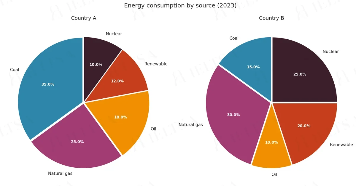 Energy consumption by source (2023)